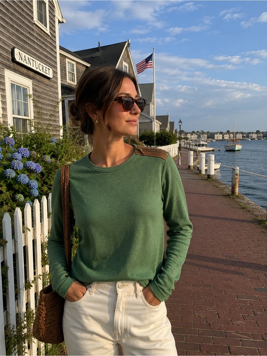Ralph Lauren Tops - Lauren Ralph Lauren long sleeve green women’s top size large